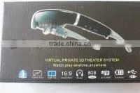 2013 New top quality 3d Mp4 Video Glasses WVGA 16:9 goggles, IVS-1