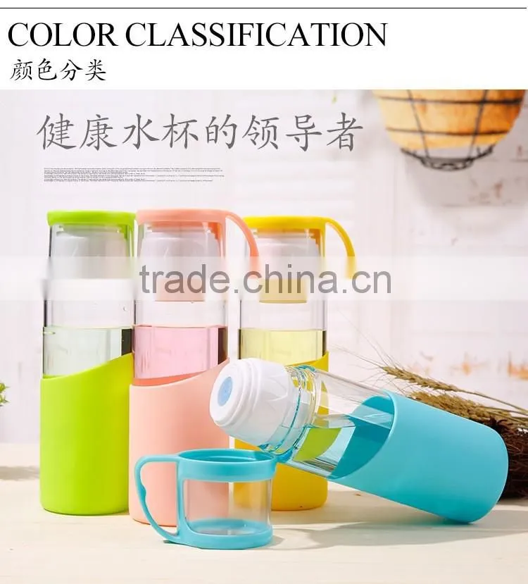 2016 New style glass water bottle