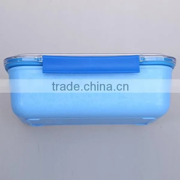 Plastic Food Storage School Office Lunch Box With Spoon