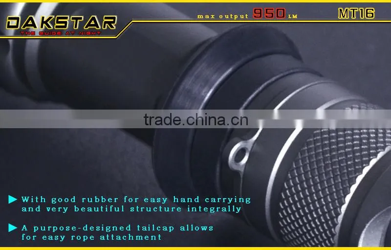 DAKSTAR MT16 XML T6 950LM 18650 High Power Tactical Aluminum LED Military Gun Mount CREE Torch