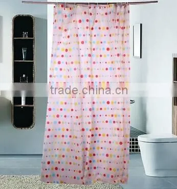PEVA/PVC/Polyester Waterproof Bathroom curtain the curtain for the bath waterproof polyester bathroom curtain