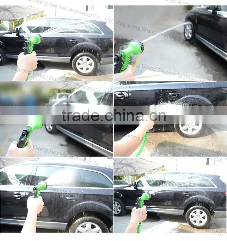Expands 3X length expandable garden hose for the gardener