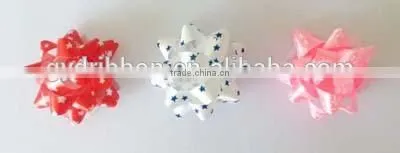 2015 New Design Colorful Ribbon Star Bow, Packing Ribbon Ggg and Spool bows for celebration christmas