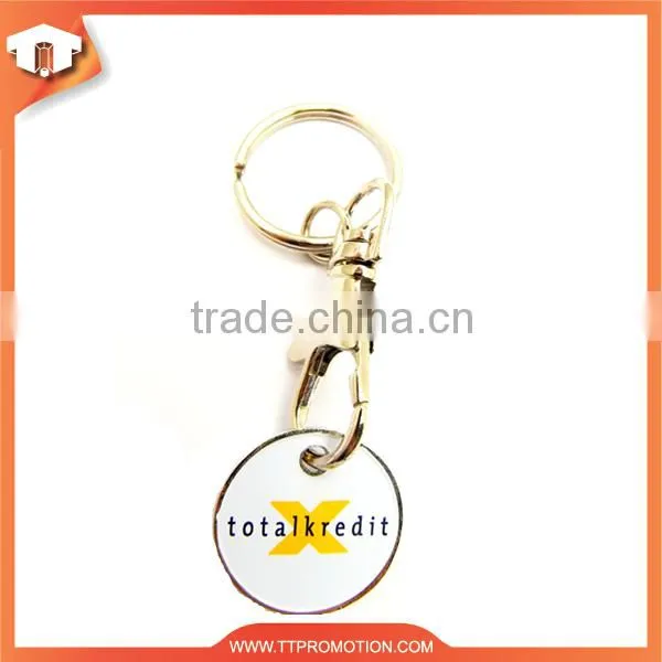 Fashionable design competitive price metal trolley coin,shopping trolley coin