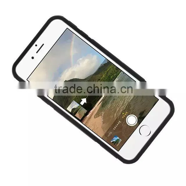 2 in 1 For Apple iphone 6 plus 5.5" silicone CASE