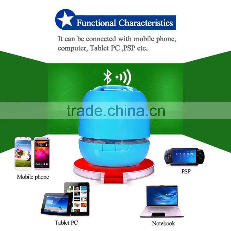 Magic wireless mini powerful my vision bluetooth speaker with silk screen printing can be provided
