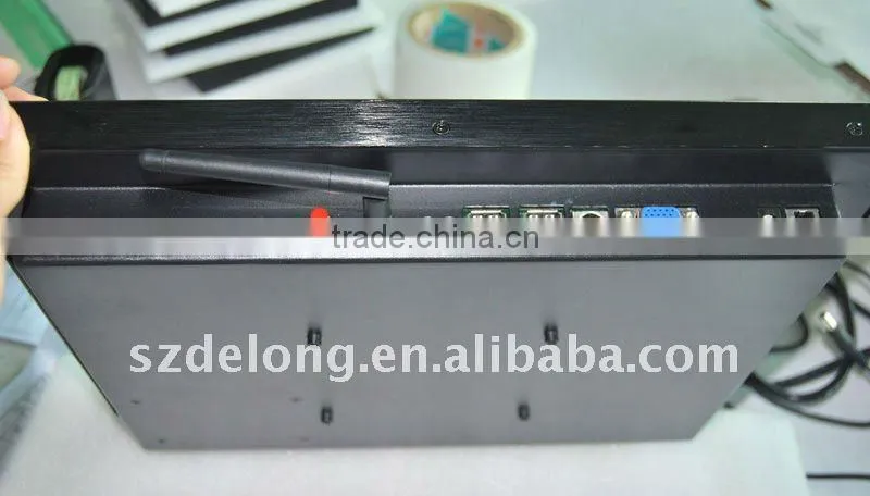 OEM 15"lcd touchscreen desktop pc with vga full hdmi CPU: Intel Atom N270 (onboard) 1.6GHz support win7/xp