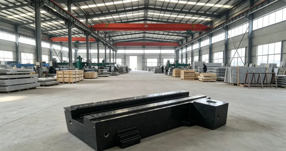 How to choose the appropriate chamfer size to prevent chipping of granite platform edges?