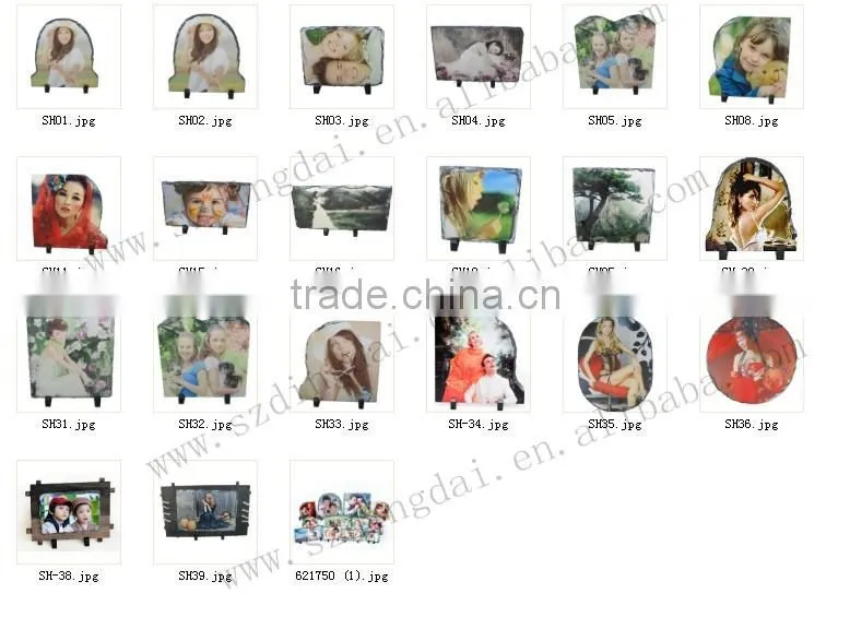 26*18CM rock photo sublimation stone gift photo heat transfer photo