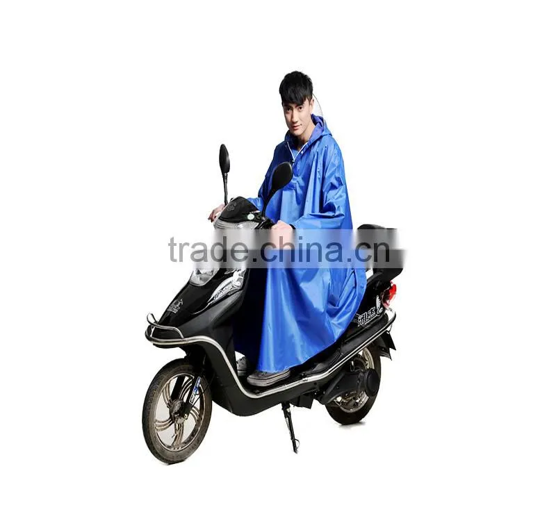 Unisex outdoor waterproof raincoat knee length raincoat