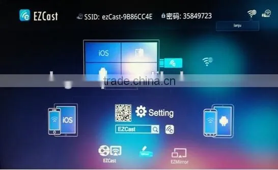 2014 high quality with hot sale product watch live tv pocket ez cast tv dongle