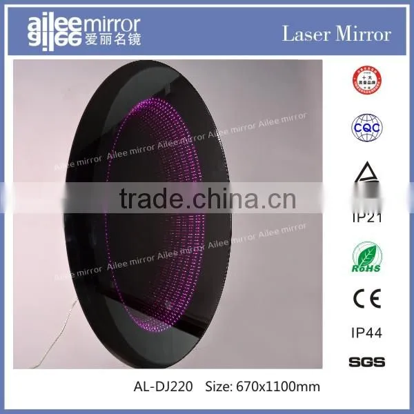 Led magic mirror fiber glass panel mirror