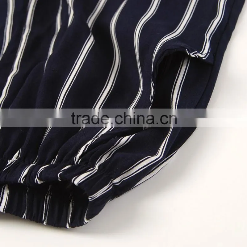 Wholesale Baby Girl Clothes 2016 New Summer Girl Printed Striped Pants Lovely Little Girl Pants