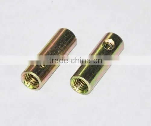 yollow zinc plated hollow furniture screws with hole
