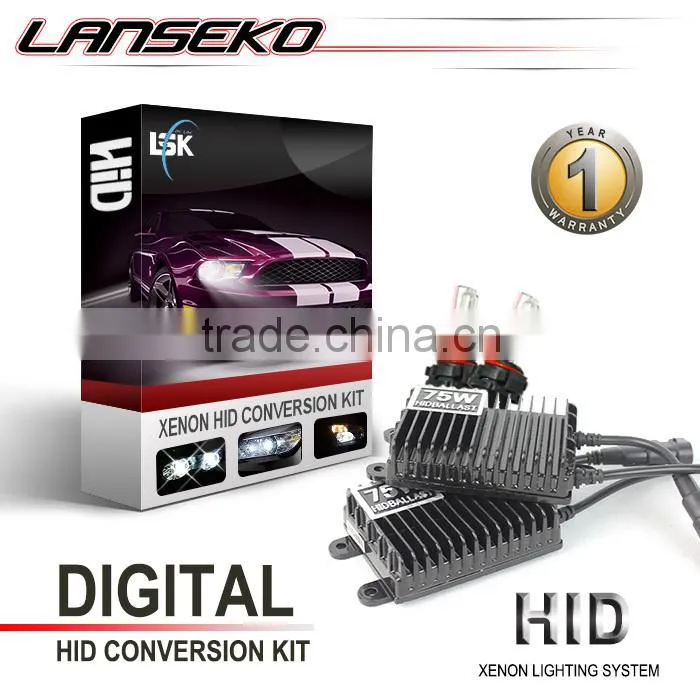 Powerful AC hid xenon kit 75w hid lighting with high quality hid ballast