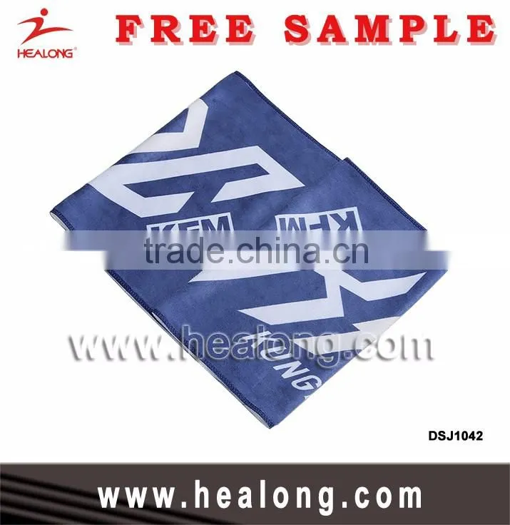 Healong Sublimation Customized Microfiber Towel Hand Towel Gym Yoga Sports Car Wash Hotel Bath Beach Towel Design