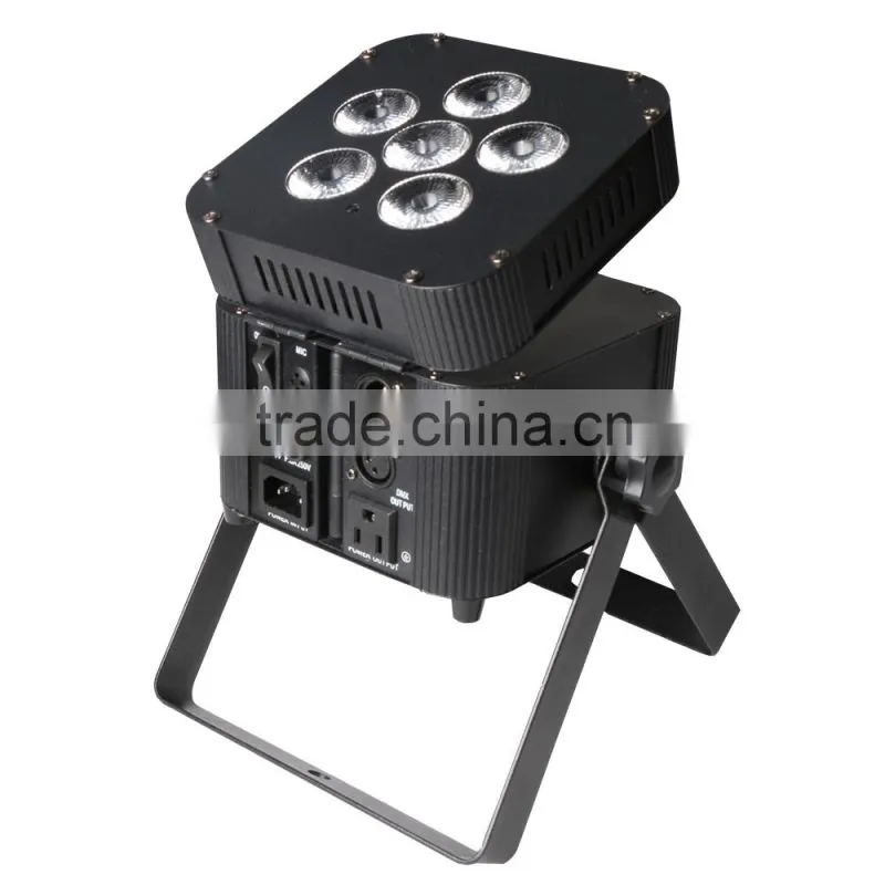 2016 Colorful 6pcs 6in1 RGBWA UV LED PAR light