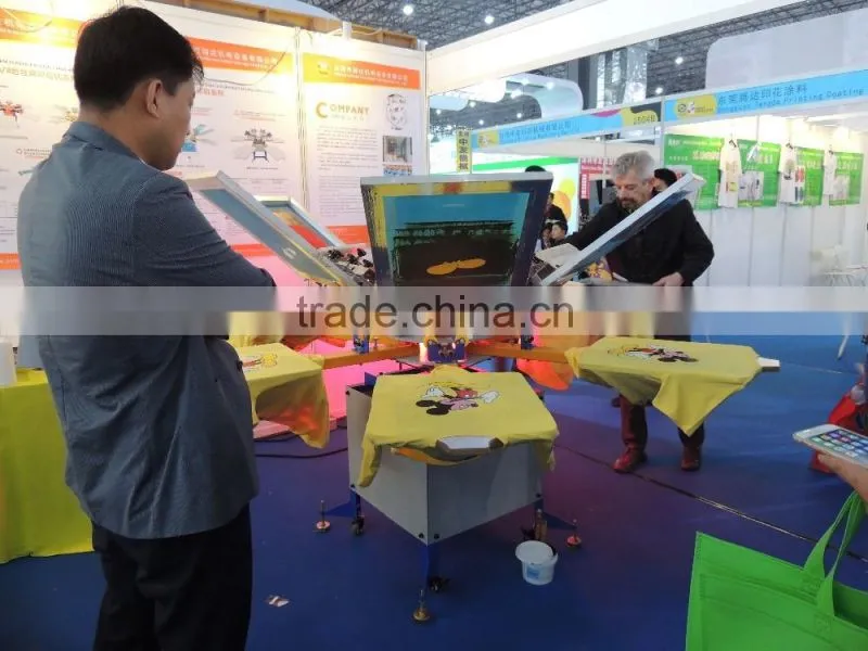 6 color 6 station roll to roll screen printing machine equipment all kits