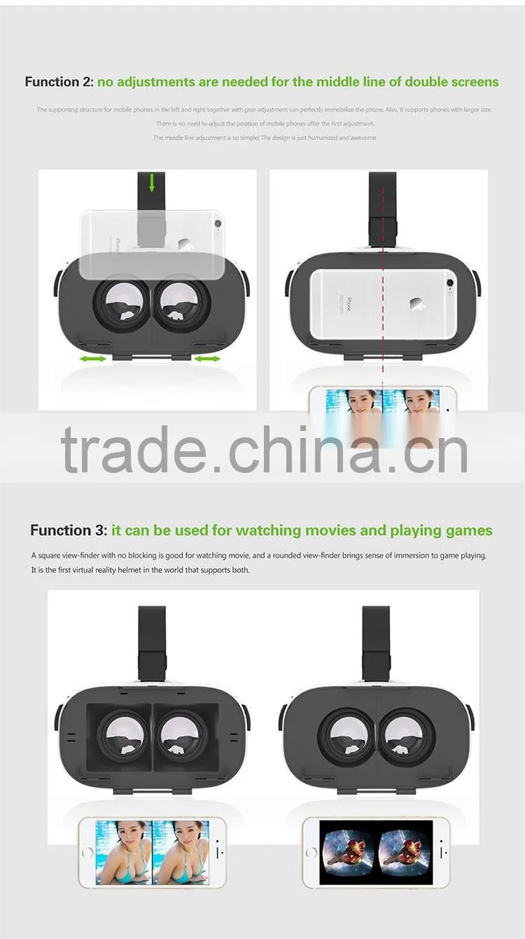 Vr box 3d glasses with game remote, Gaoxin private xnxx 3d video porn glasses virtual reality, 3d vr glasses virtual reality