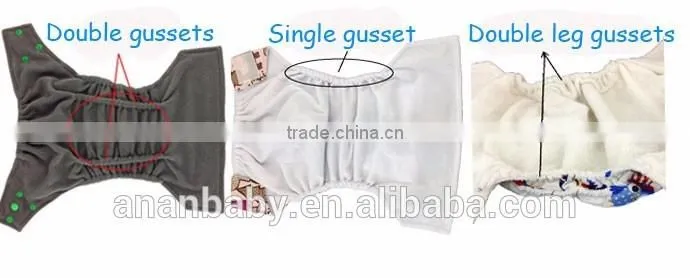 Reusable cloth babies diapers washable breathable OEM nappies wholesale