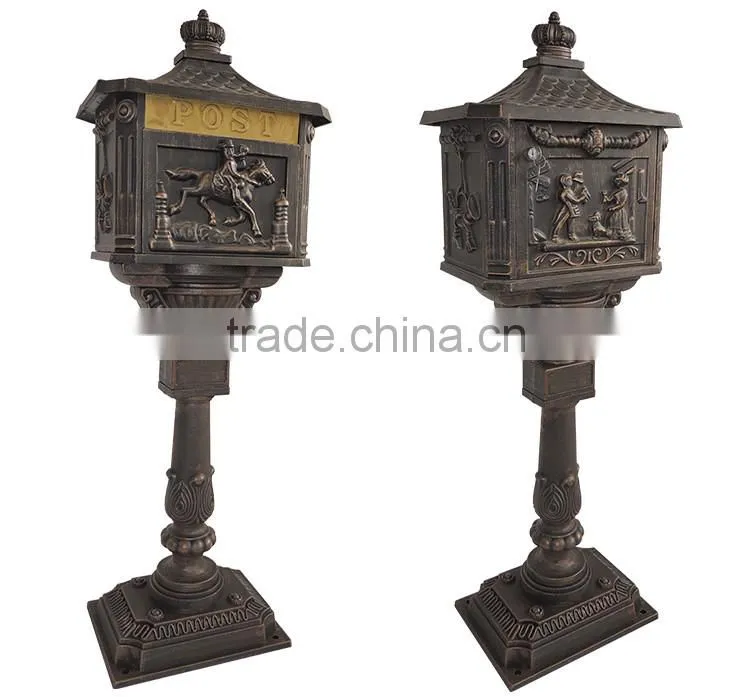 Elegant Contemporary Fashion Urban Style Lockable Aluminium Mailbox letterbox