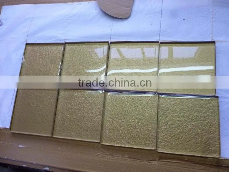 crystal glass wall tile large size 6"x24"