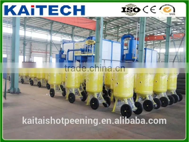 abrasive blasting nozzle with boron carbide