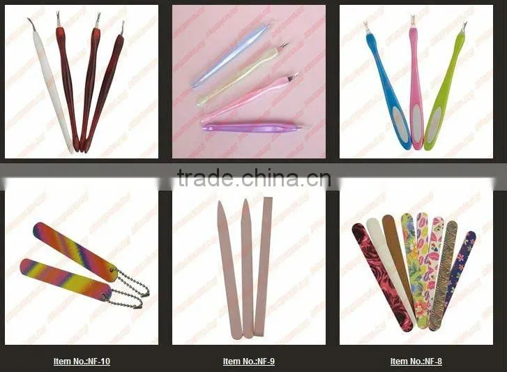 Factory priceProfessional High quality White Sanding Zebra custom printed nail file100/180,80/80