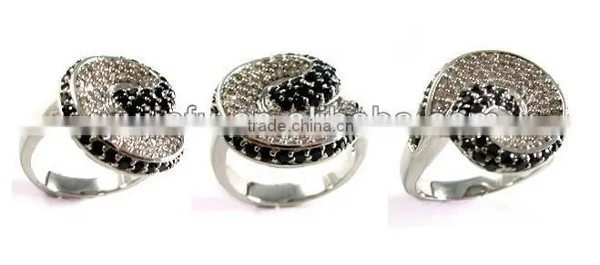 plating rhodium men ring/silver jewelry ring