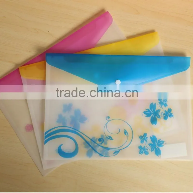 Clear holder plastic pocket file folder a4 document holder
