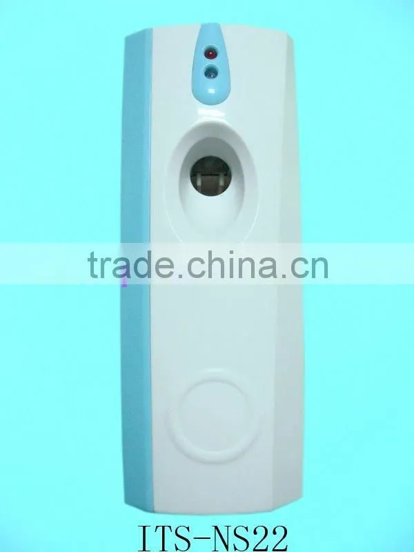 Battery operated remote control air freshener dispenser