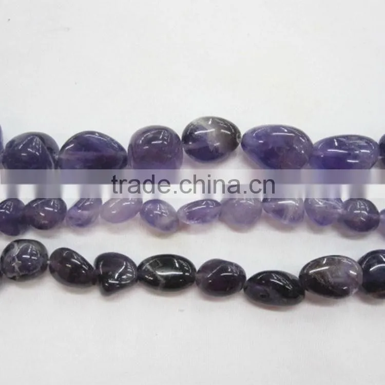 100% Natura Amthyst Pumpkin Shape Beads Loose Gemstone Real Amthyst Round Beads