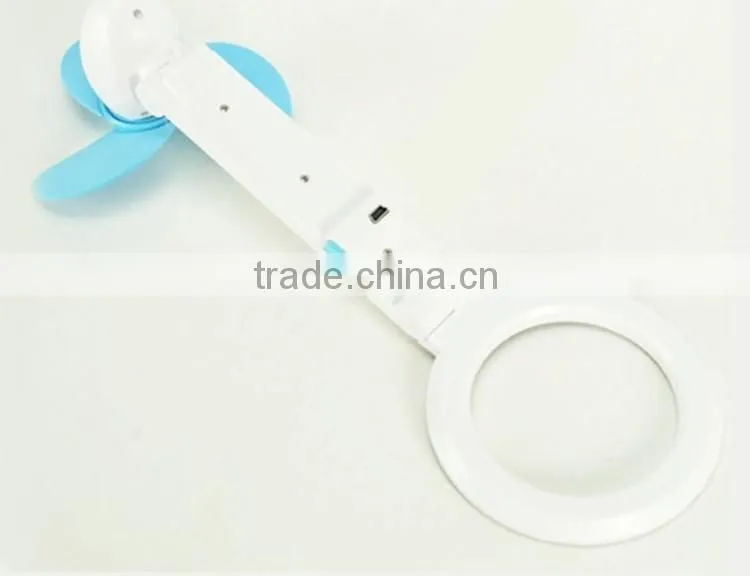 Universal OEM LOGO Customized Advertisement Foldable USB Programmable Electric Fan