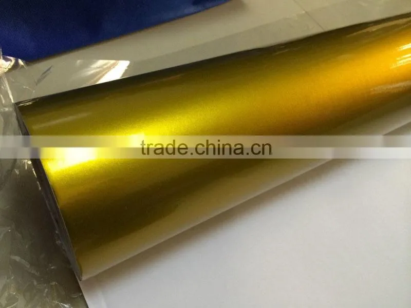 Cheapest price metallic glossy vinyl film