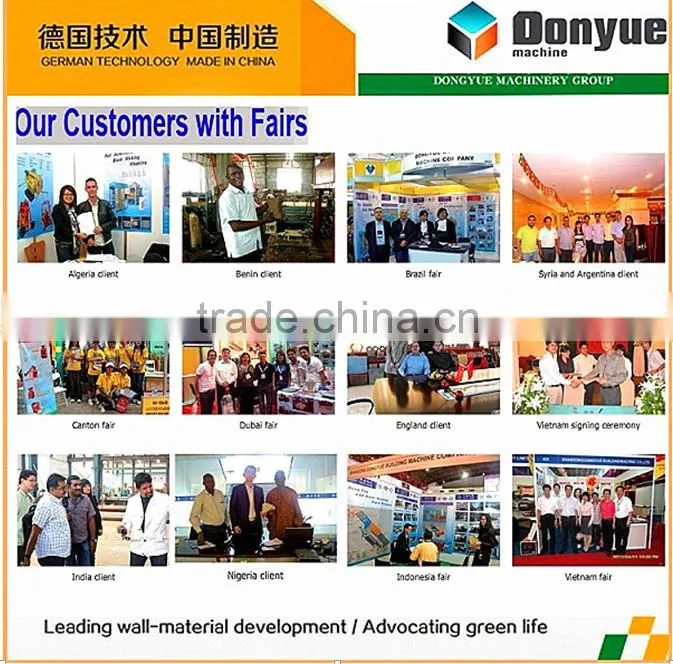 top supplier DONGYUE QT40-3A egg laying moving hollow block machine