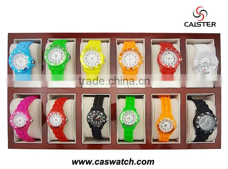 Plastic watches fashion ladies cheap plastic watch for kids cartoon pattern printing