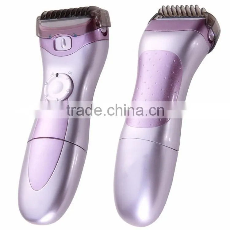 Cheap Price epilator 2 pcs AA Battery operate Waterproof lady epilator