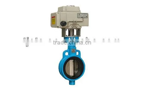 BV-LY-0018 electrical wafer butterfly valve for drainage