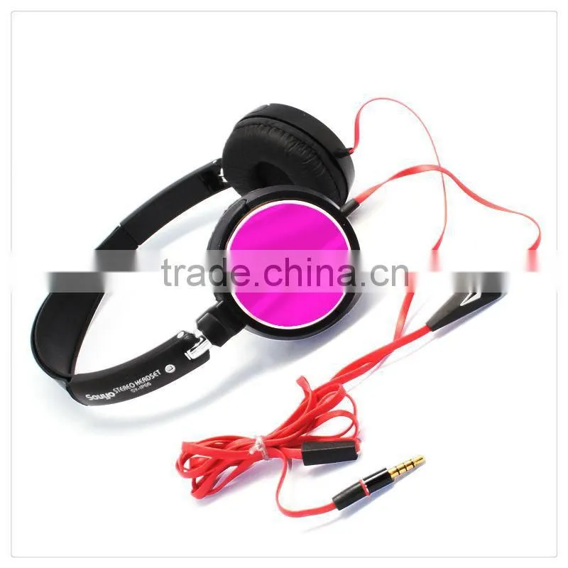 The cheapest stylish design stereo portable headphone for music