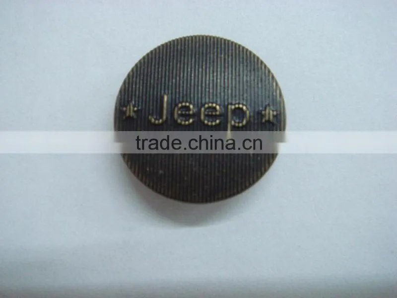 17mm famous embossed four part metal garmenrt snap button