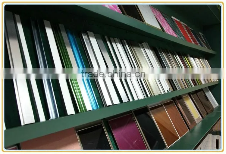 aluminium kitchen cabinet double-sided glass door