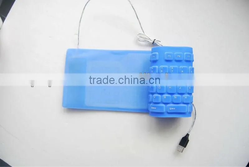 109 keys hot sell wired silicon flexible keyboard
