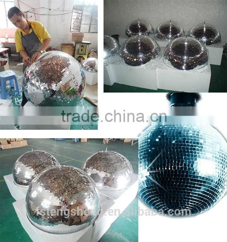 4'disco mirror ball decoration christmas with color LED