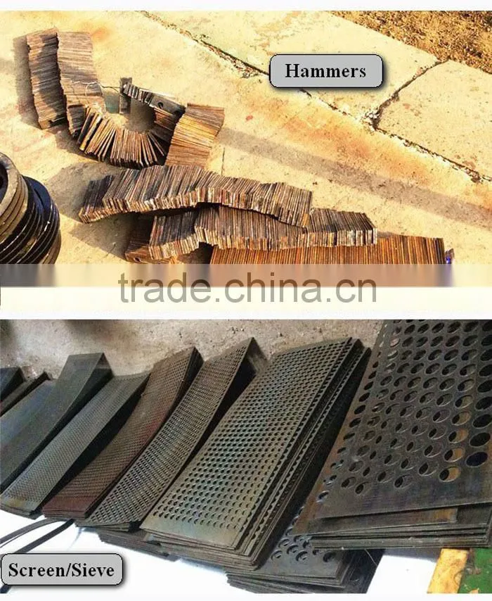 Wood Pellet Hammer Mill Materials Pulverized Hammer Mill Flour
