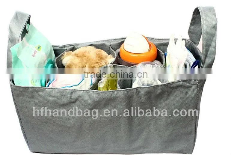 wholesale nylon divide mother bag,diaper bag for baby mother