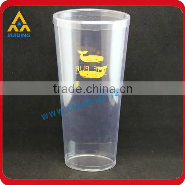 clamshell box for round tube packaging