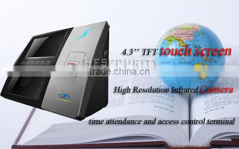 Alibaba Network Touch Screen Arabic Face Card Gsm Time Attendance (HF-FR201)