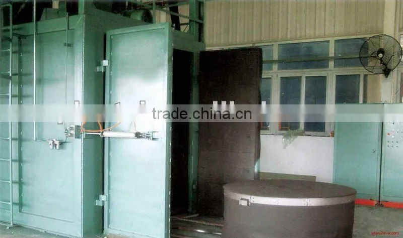 Big casting or steel structure rotary table shot blast machine