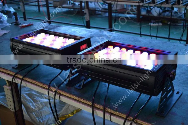 DMX control led city color light 48pcs 3w RGB led wall wash Light