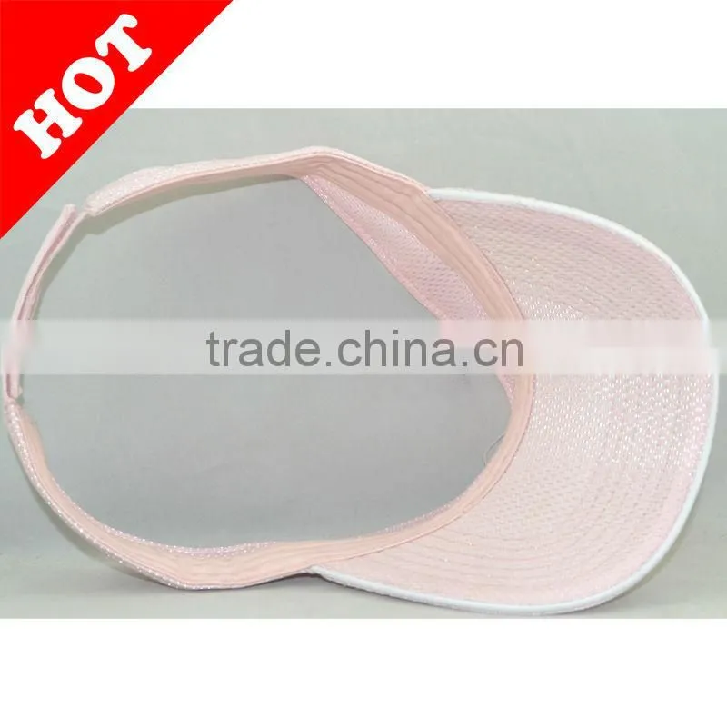 100% cotton sun visor cap